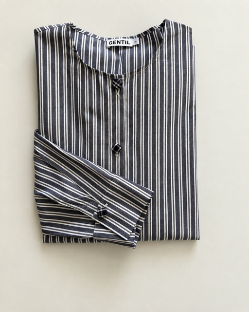 CAMISA LUCCA LISTRA MARINHO