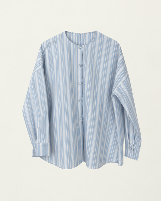 CAMISA LUCCA LISTRA AZUL