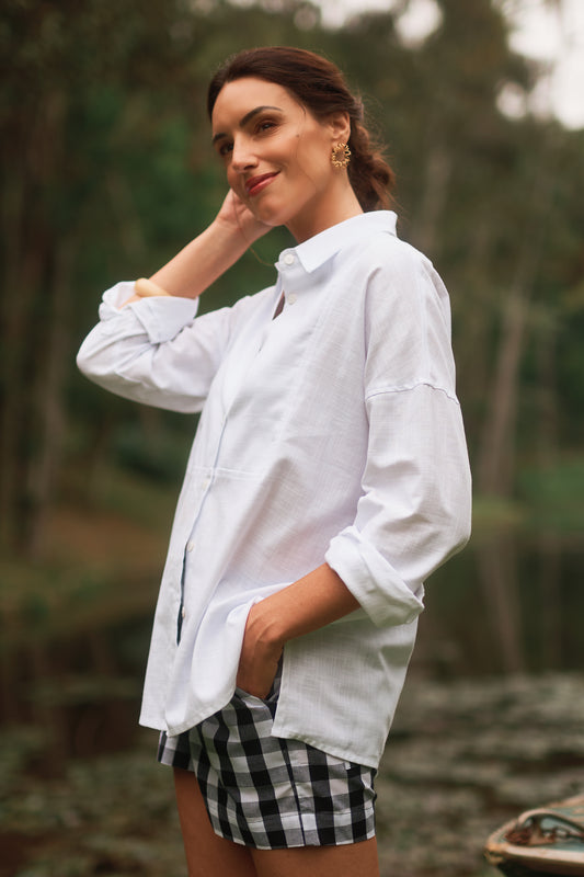 SHORTS XADREZ GRAZIA