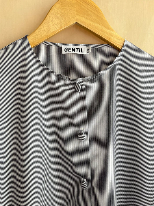 CAMISA LUCCA LISTRA PRETO